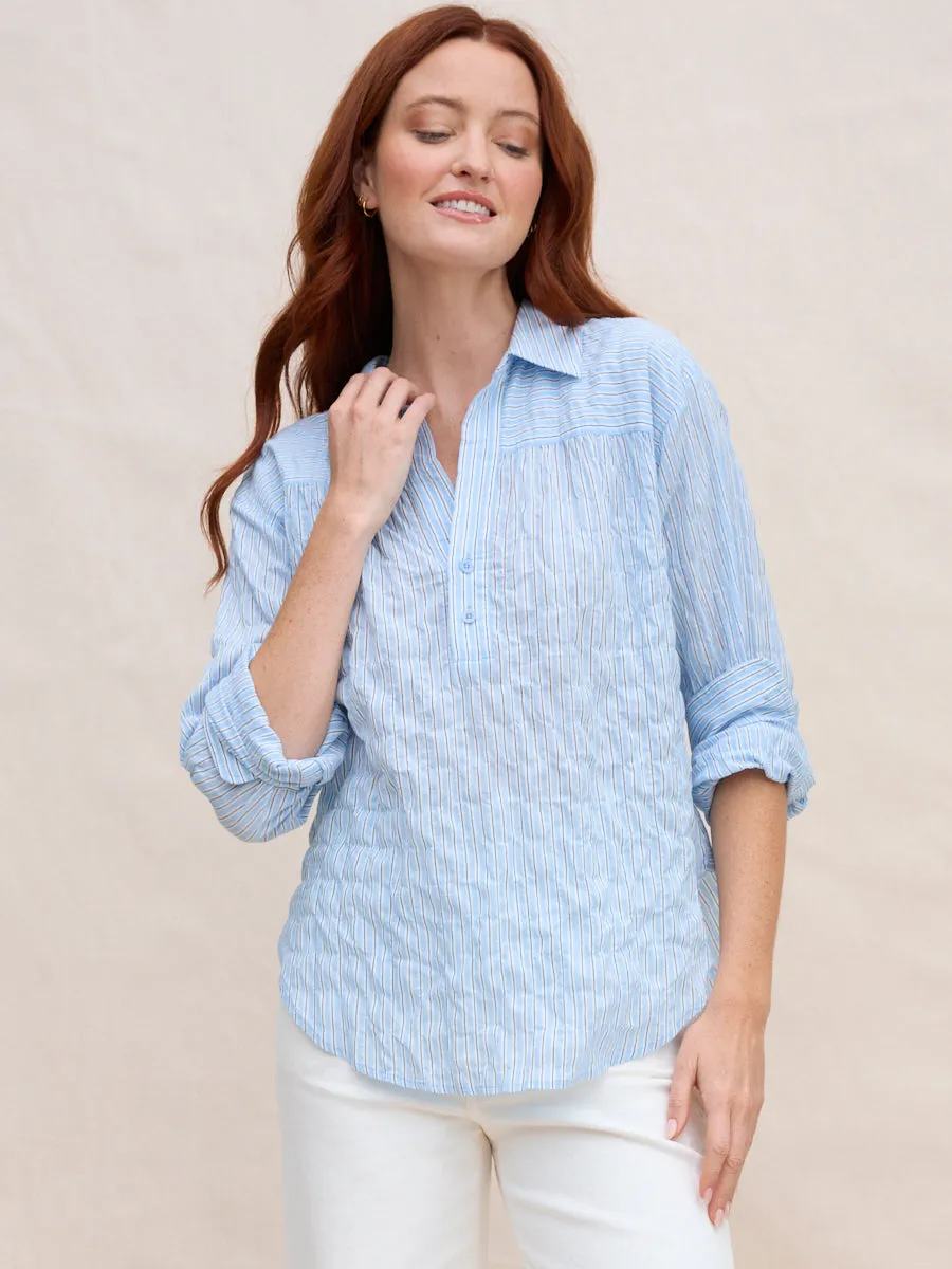 MARINA POPOVER SHIRT sold by Margaret O'Leary product image thumbnail 4