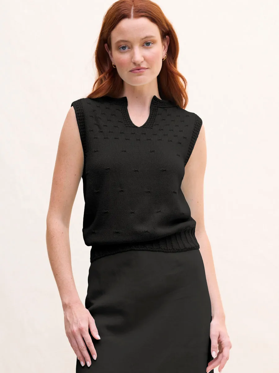 NINA SPLIT NECK TANK sold by Margaret O'Leary product image thumbnail 2