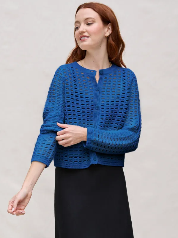 LANI CROCHET CARDIGAN made by Margaret O'Leary