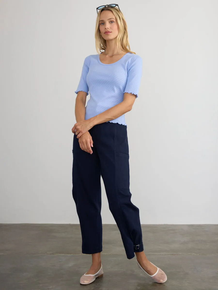 POINTELLE TEE sold by Margaret O'Leary product image thumbnail 5