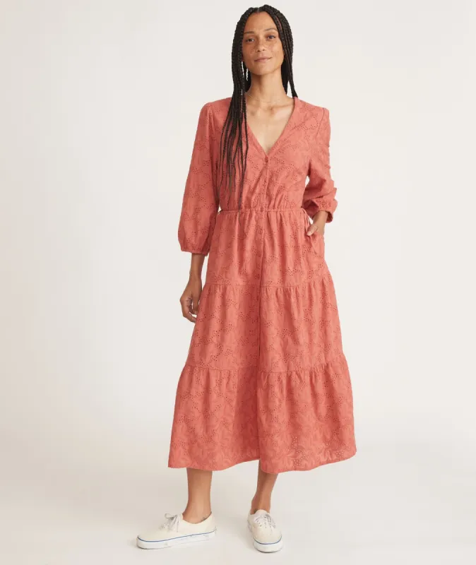 Eyelet Willow Midi Dress sold by Marine Layer
