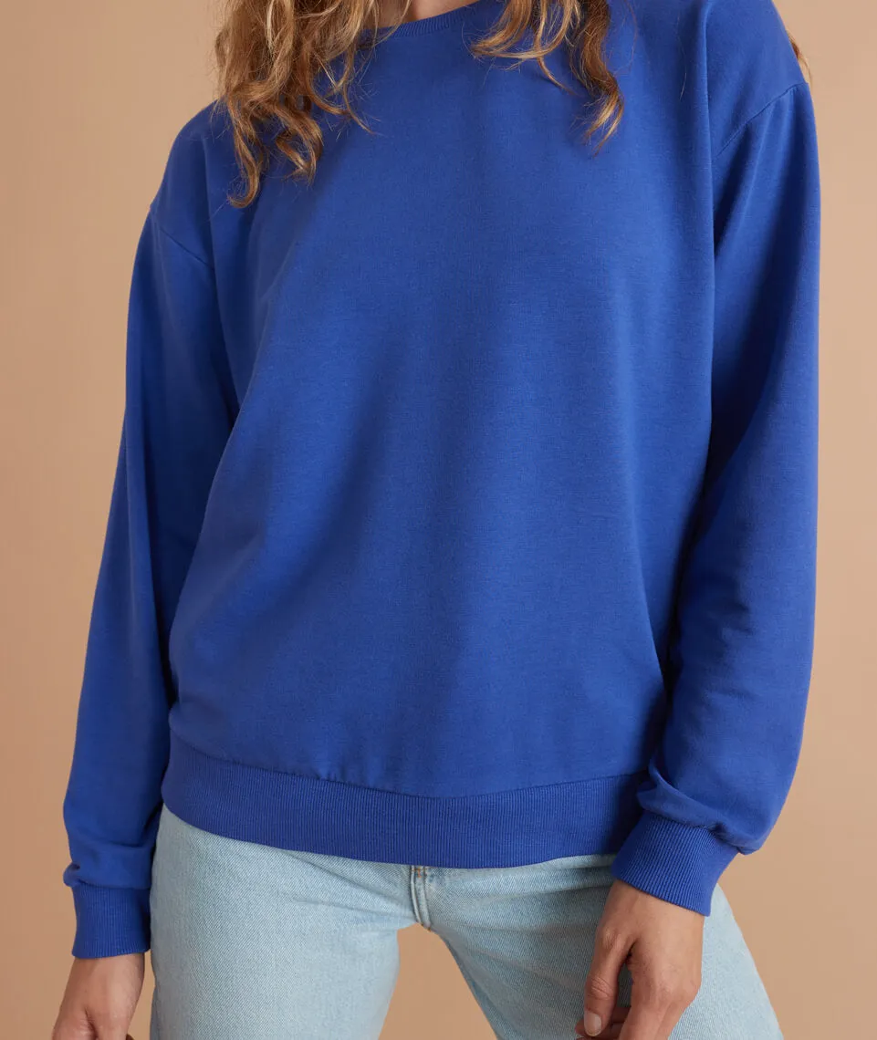 Sundown Oversized Sweatshirt in Spectrum Blue sold by Marine Layer product image thumbnail 3