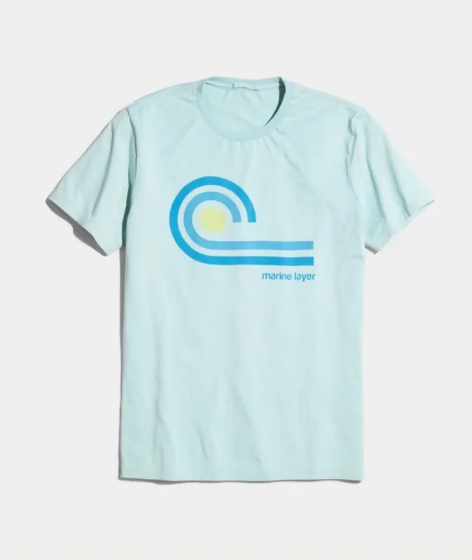 Deep Wave Tee sold by Marine Layer