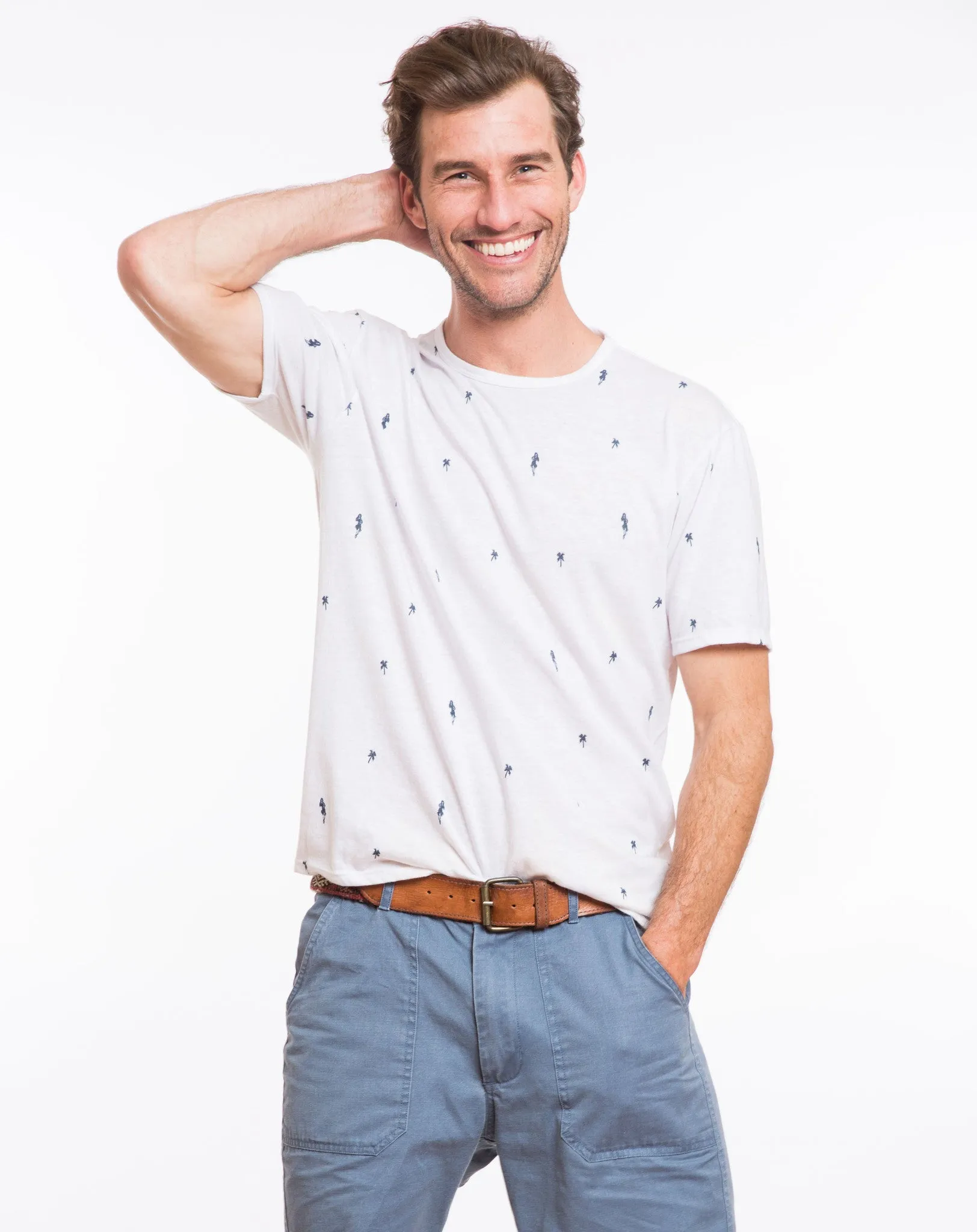 Hula Girl Tri-Blend Crewneck sold by Marine Layer product image thumbnail 4