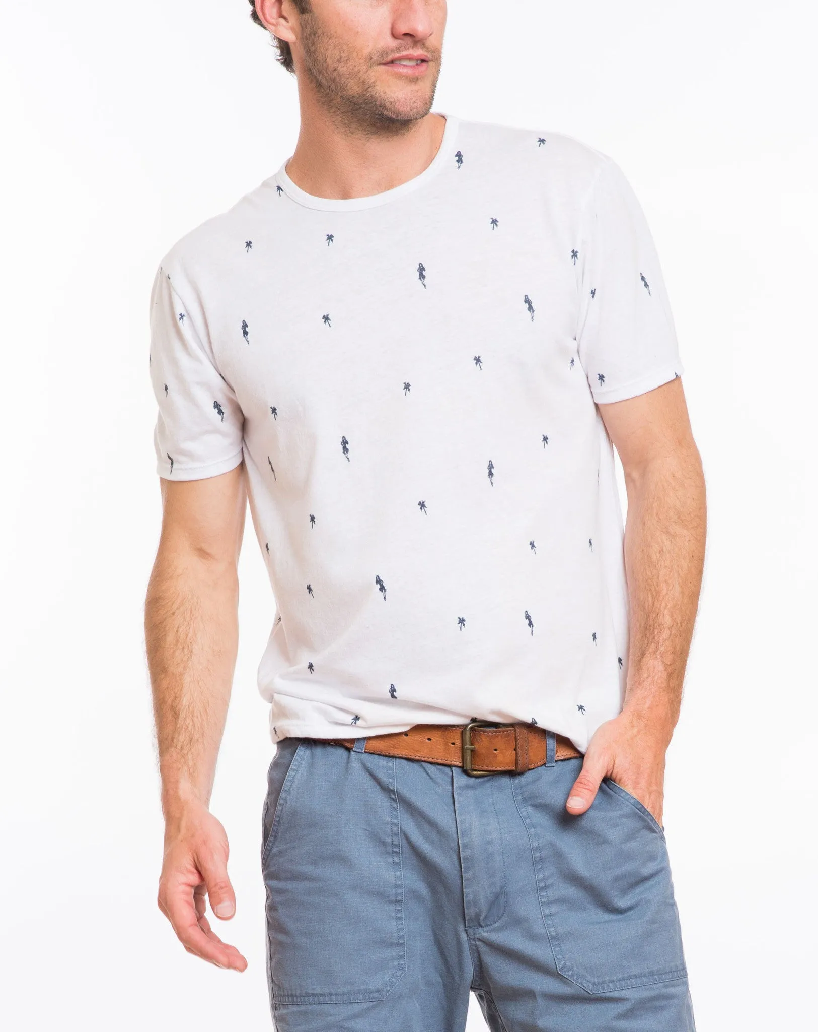 Hula Girl Tri-Blend Crewneck sold by Marine Layer product image thumbnail 2