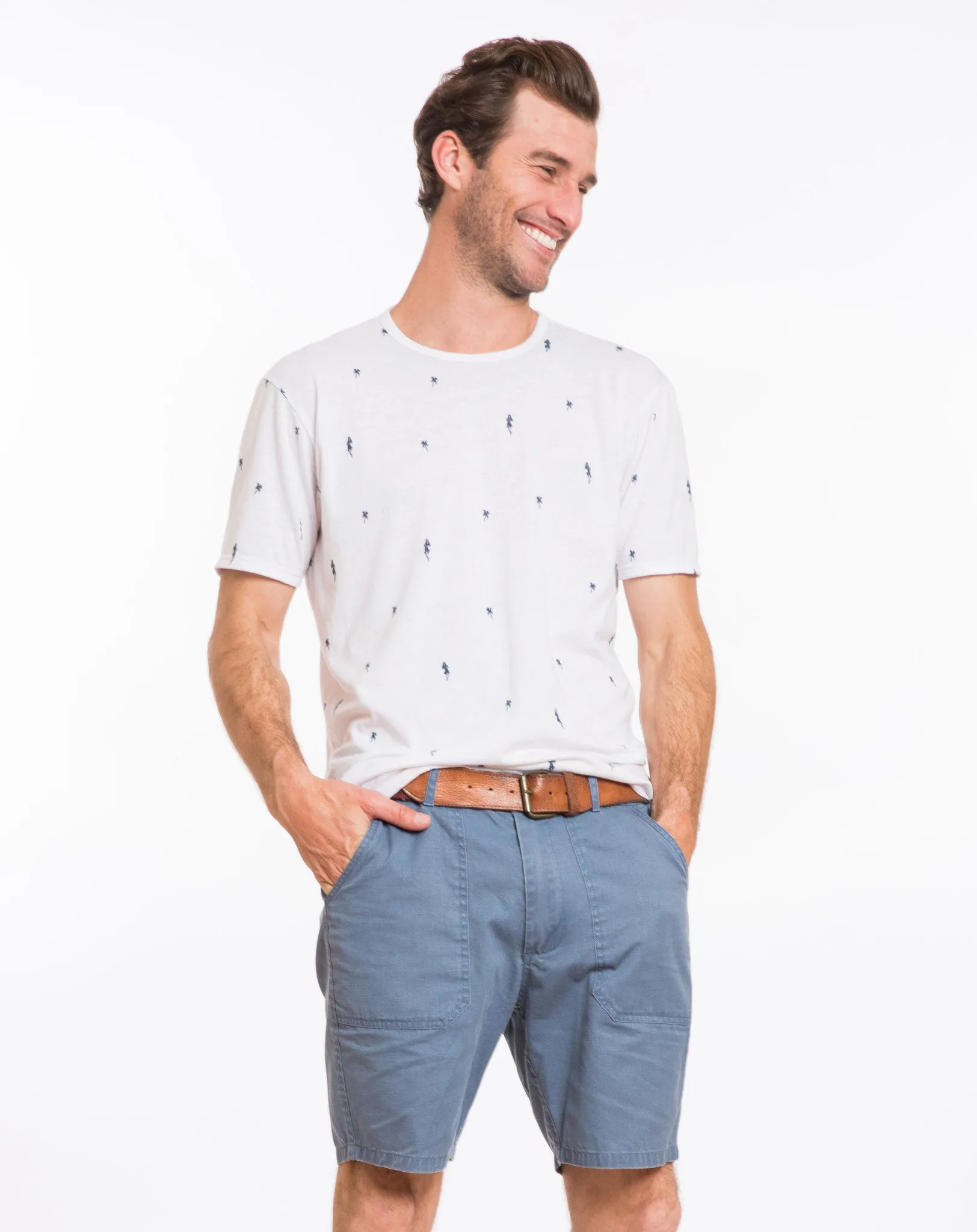 Hula Girl Tri-Blend Crewneck sold by Marine Layer