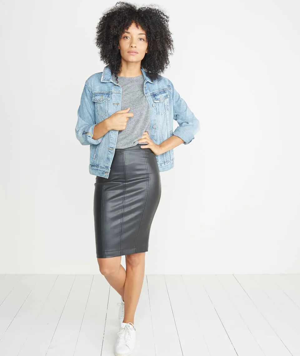 Ginger Leather Skirt sold by Marine Layer product image thumbnail 5