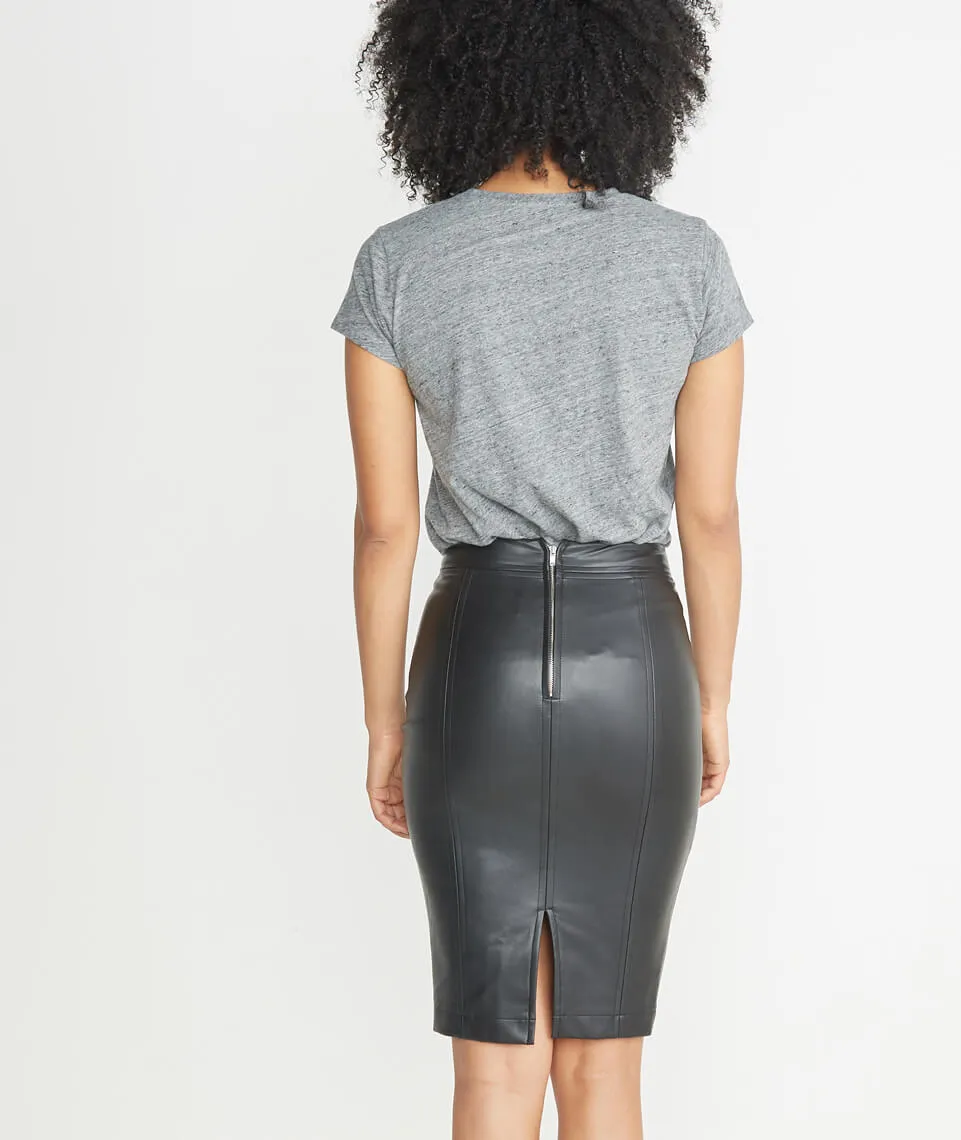 Ginger Leather Skirt sold by Marine Layer product image thumbnail 4