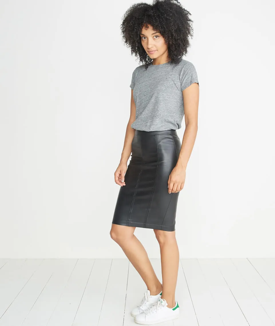 Ginger Leather Skirt sold by Marine Layer product image thumbnail 3