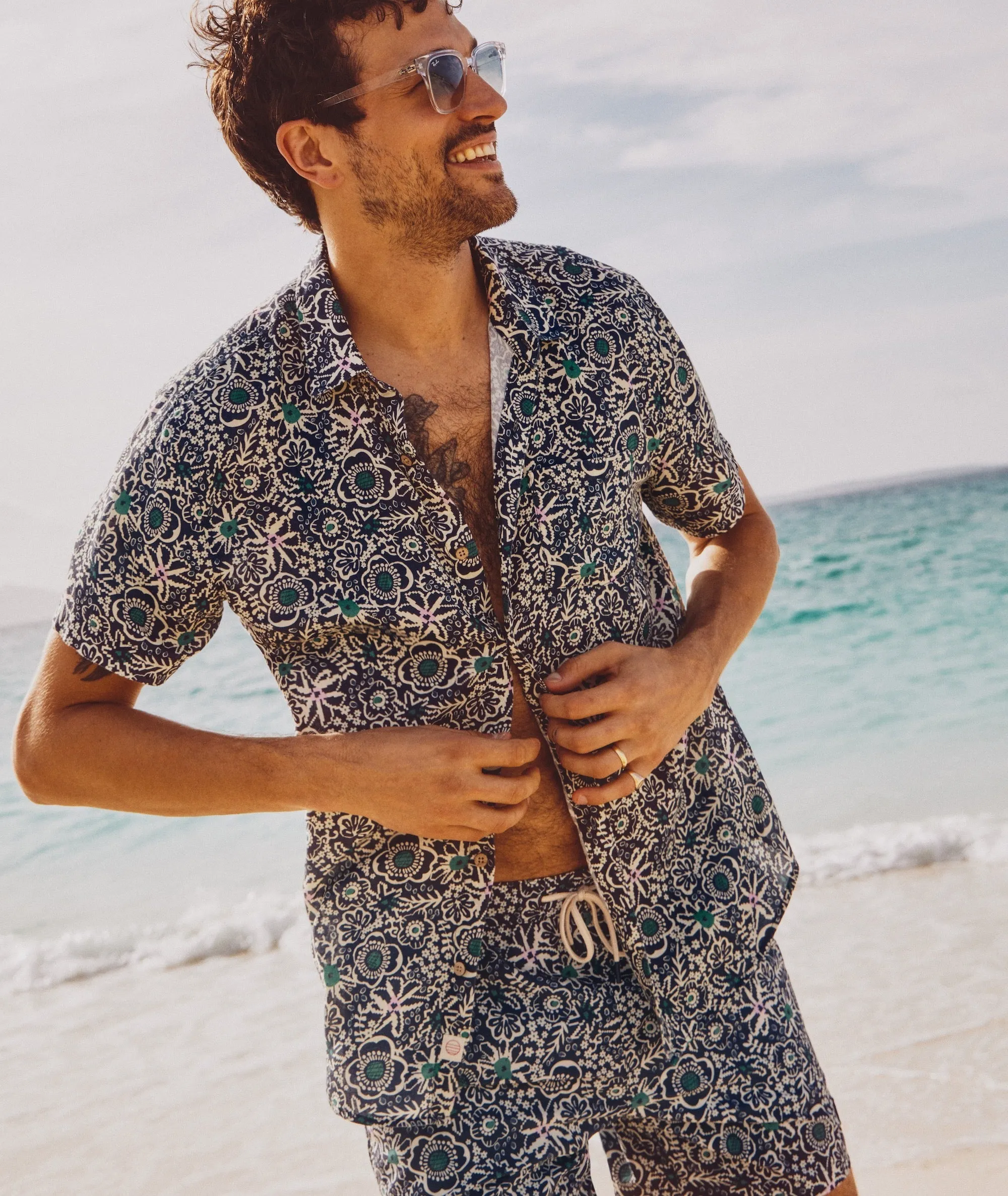 TENCEL Linen Shirt sold by Marine Layer product image thumbnail 4