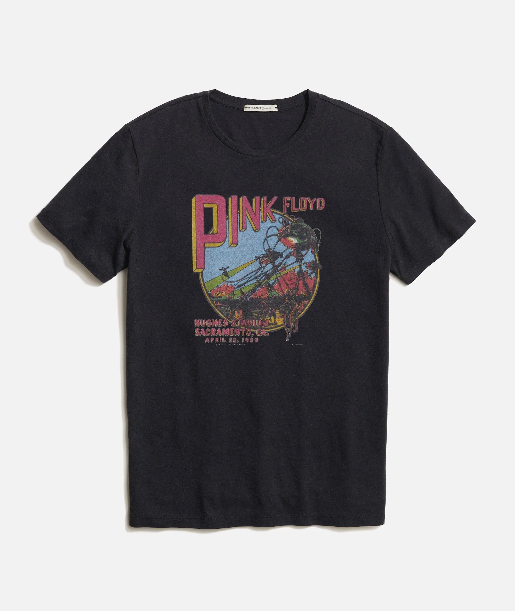 Pink Floyd Sacramento Unisex Tee sold by Marine Layer
