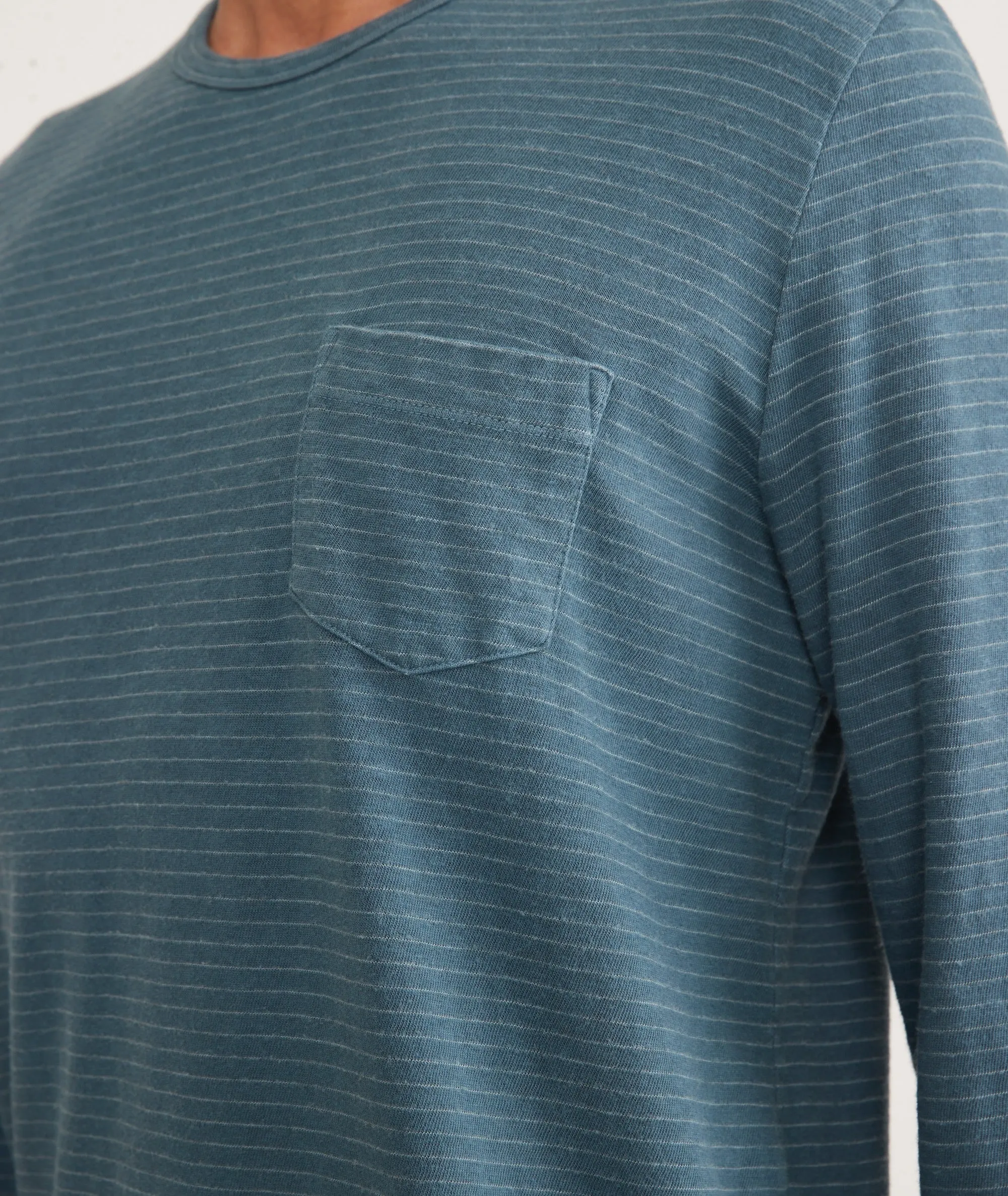 Vintage Heavy Slub Long Sleeve Pocket Tee sold by Marine Layer product image thumbnail 2