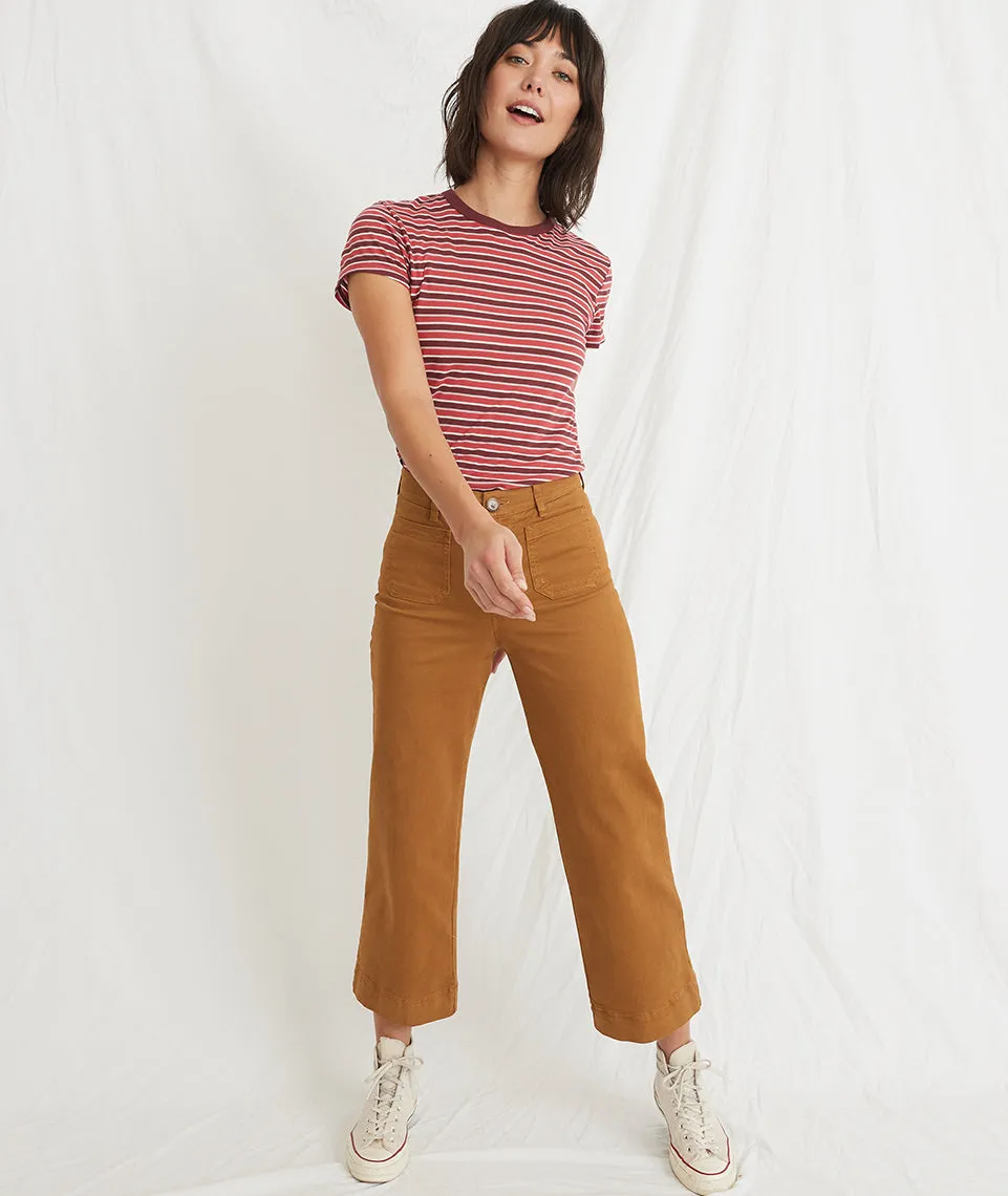 Classic Crew in Red Multi Stripe sold by Marine Layer product image thumbnail 3