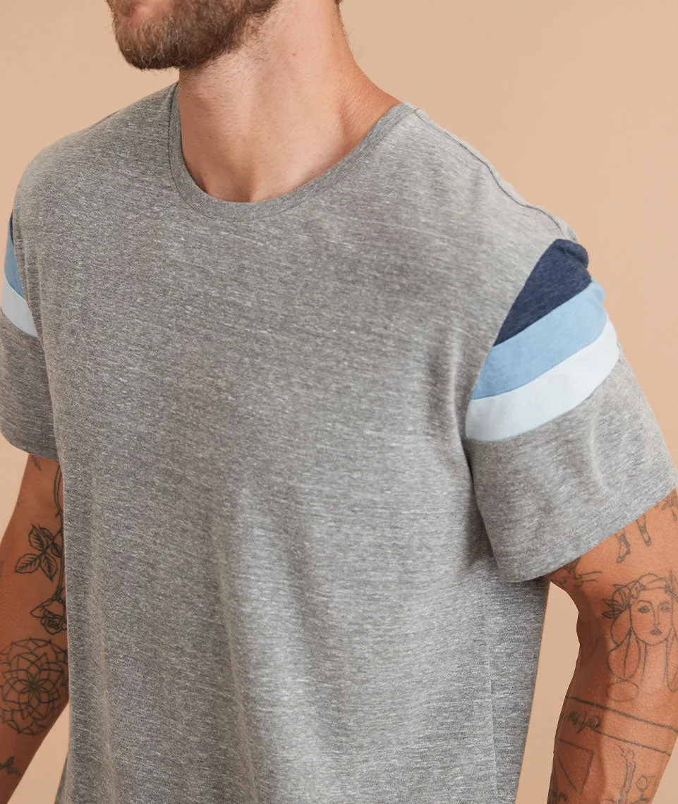 Banks Tee in Heather Grey sold by Marine Layer product image thumbnail 4