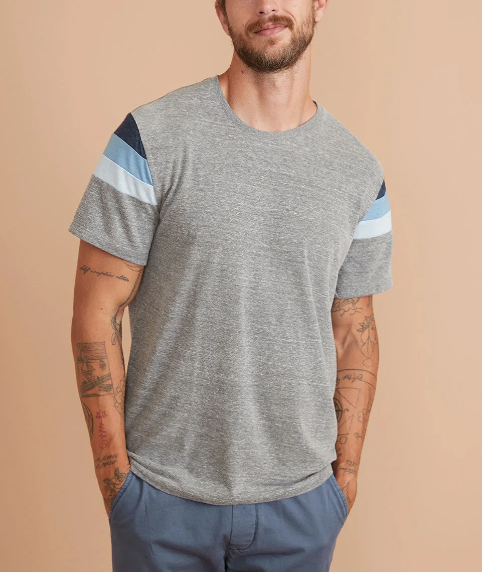 Banks Tee in Heather Grey sold by Marine Layer product image thumbnail 2