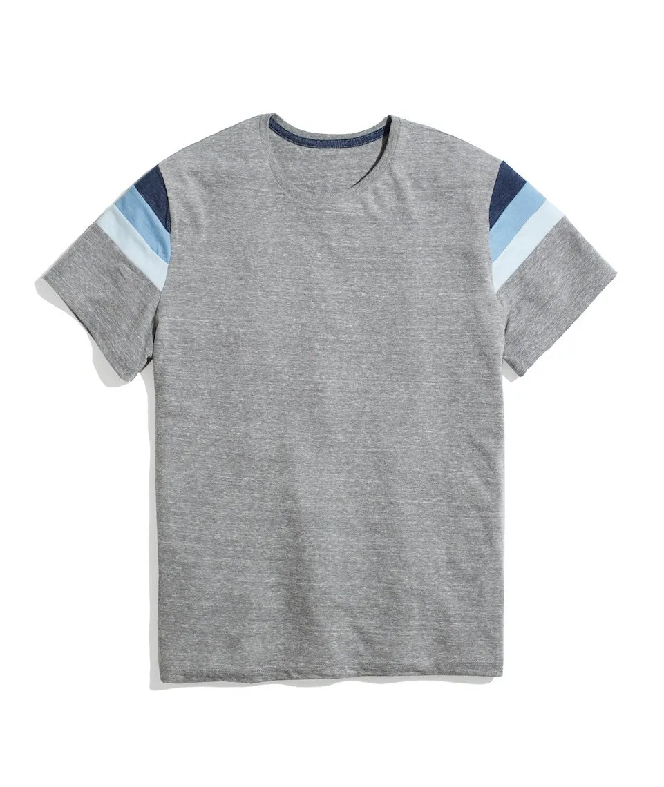 Banks Tee in Heather Grey sold by Marine Layer
