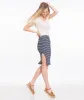 Iris Midi Skirt - Navy and White Stripe sold by Marine Layer
