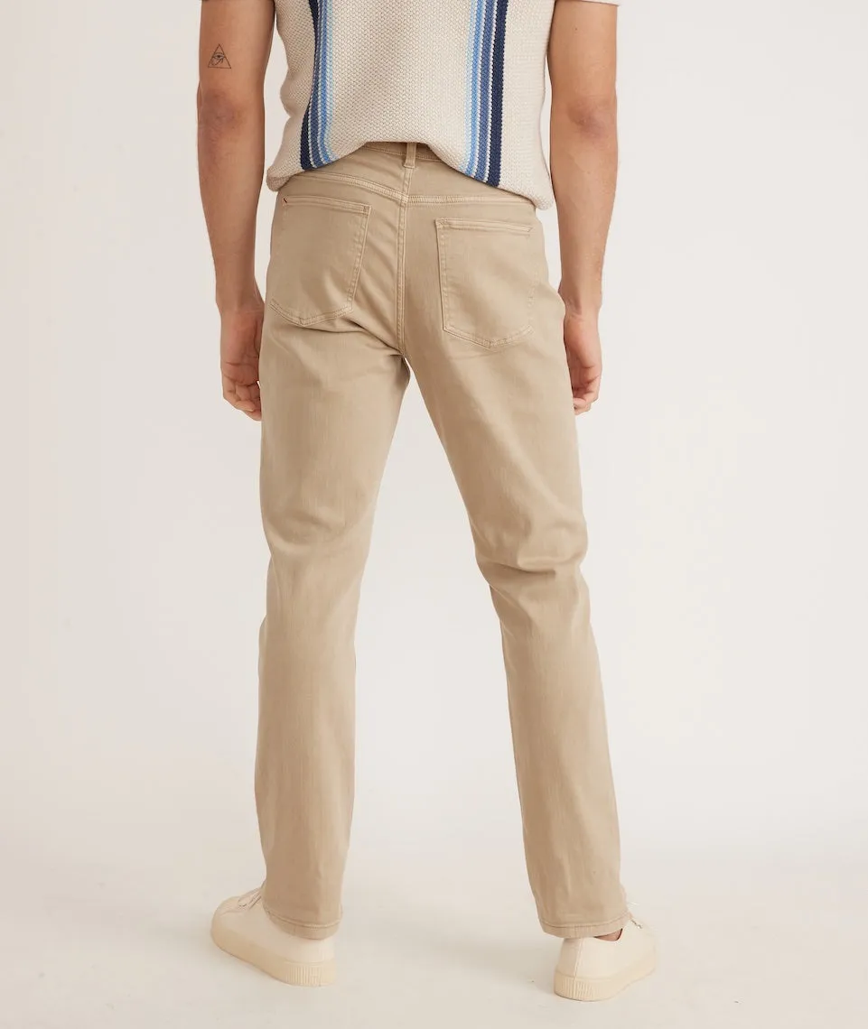 5 Pocket Athletic Fit Twill Pant sold by Marine Layer product image thumbnail 4
