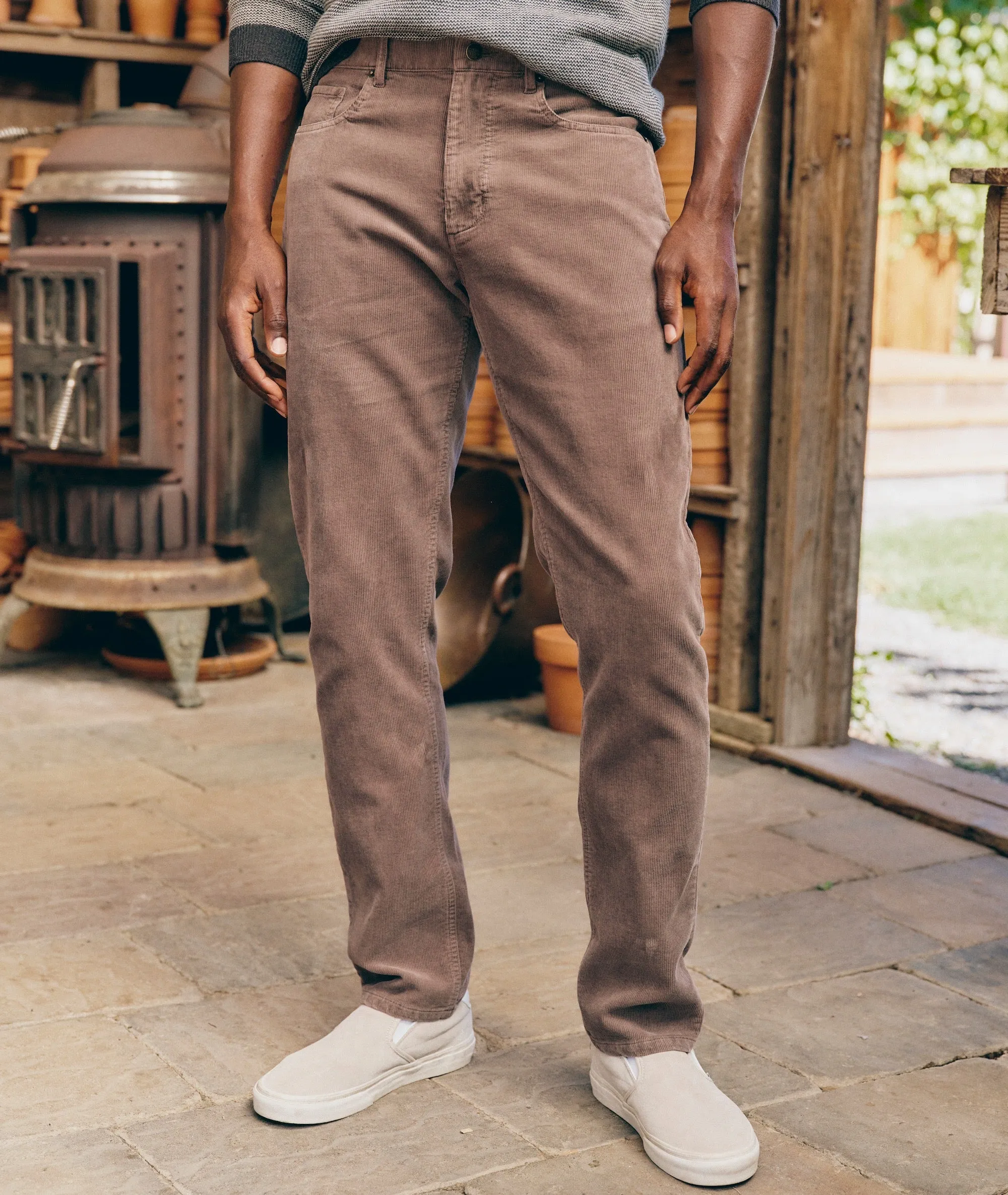 Terry Cord 5 Pocket Pant sold by Marine Layer product image thumbnail 2