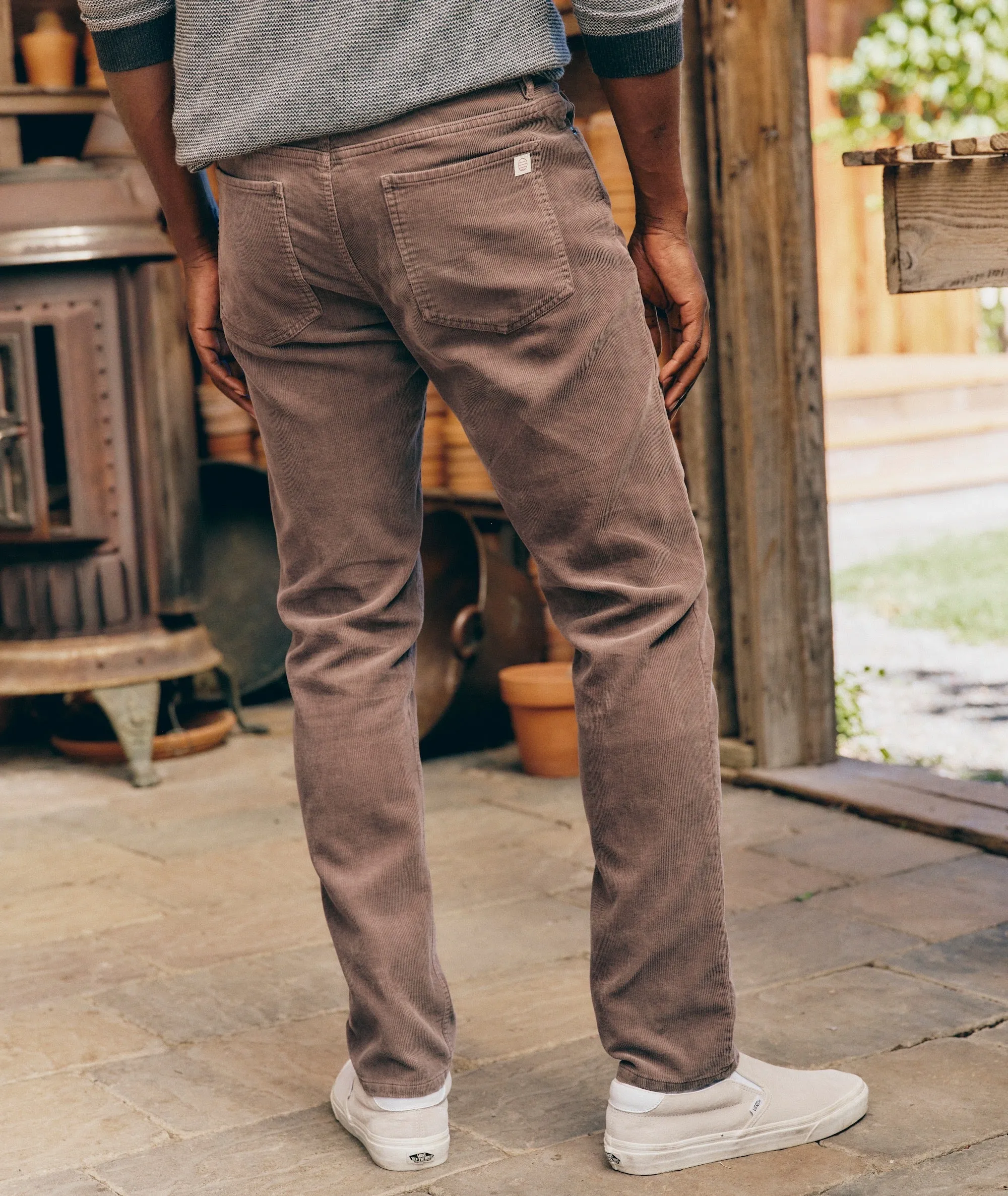 Terry Cord 5 Pocket Pant sold by Marine Layer product image thumbnail 3