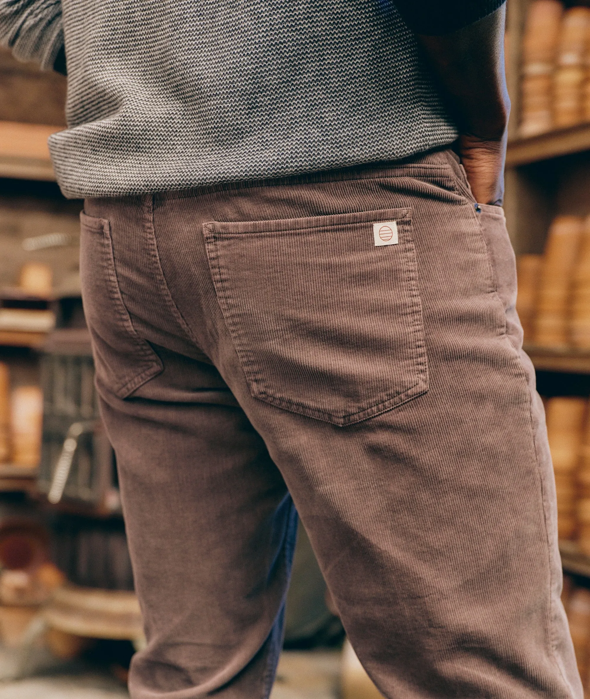 Terry Cord 5 Pocket Pant sold by Marine Layer product image thumbnail 4