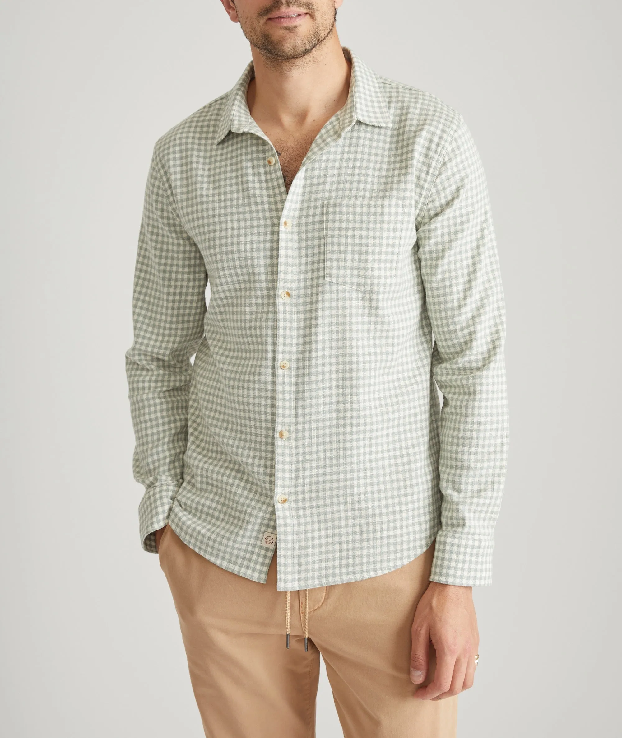 Stretch Selvage Long Sleeve Shirt sold by Marine Layer product image thumbnail 2
