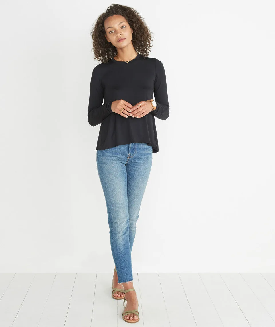 Solid Tulip Back Longsleeve sold by Marine Layer product image thumbnail 3