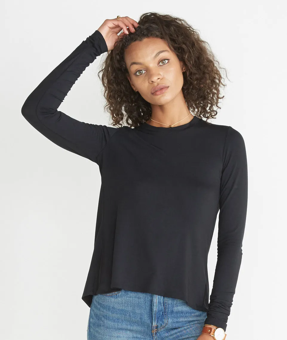 Solid Tulip Back Longsleeve sold by Marine Layer product image thumbnail 2