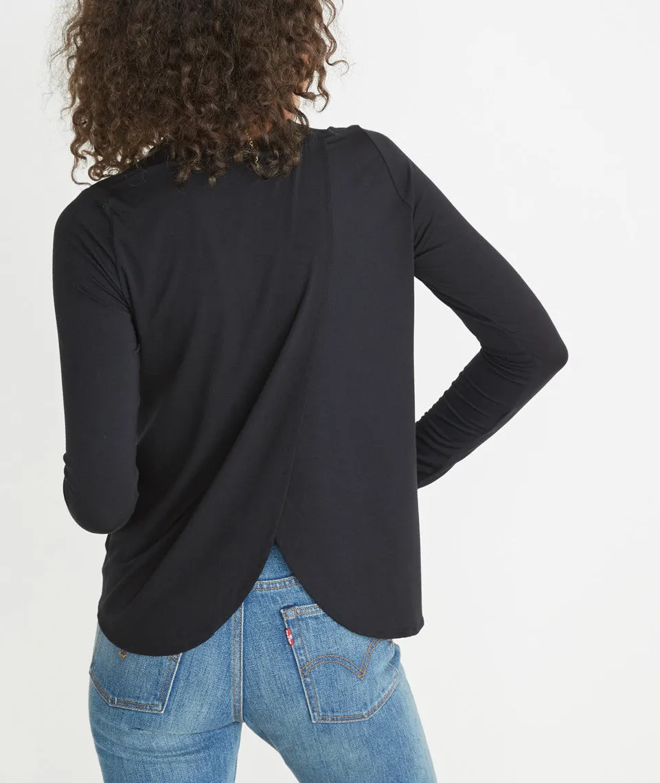 Solid Tulip Back Longsleeve sold by Marine Layer