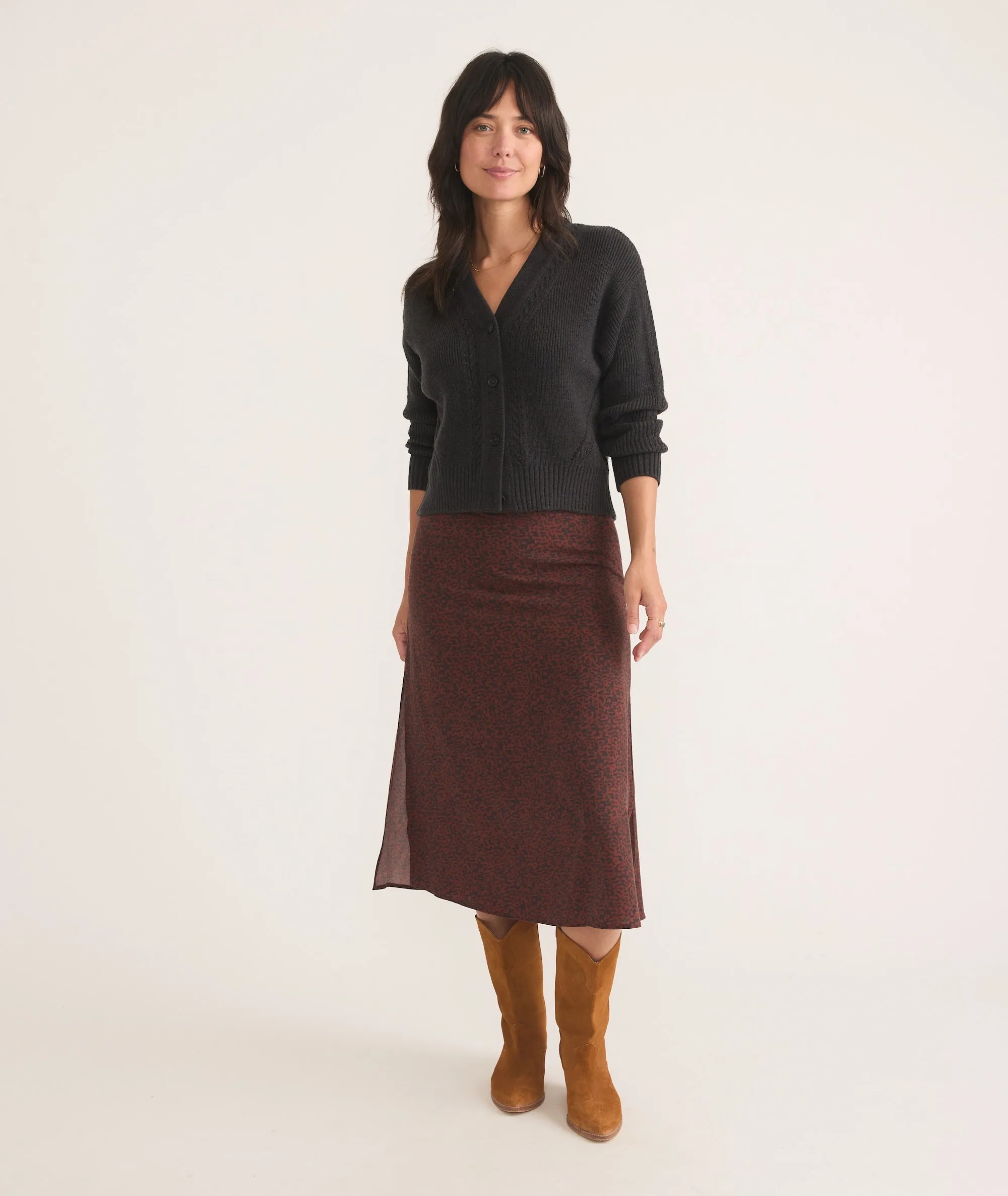 Ryan Midi Slip Skirt sold by Marine Layer