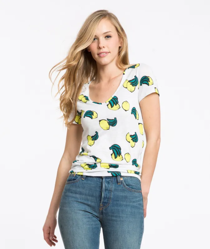 Limon Printed V-Neck sold by Marine Layer