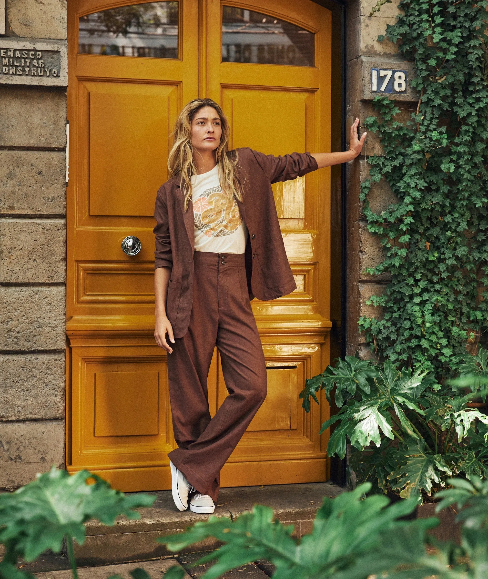 Flora Hemp Blazer sold by Marine Layer product image thumbnail 4