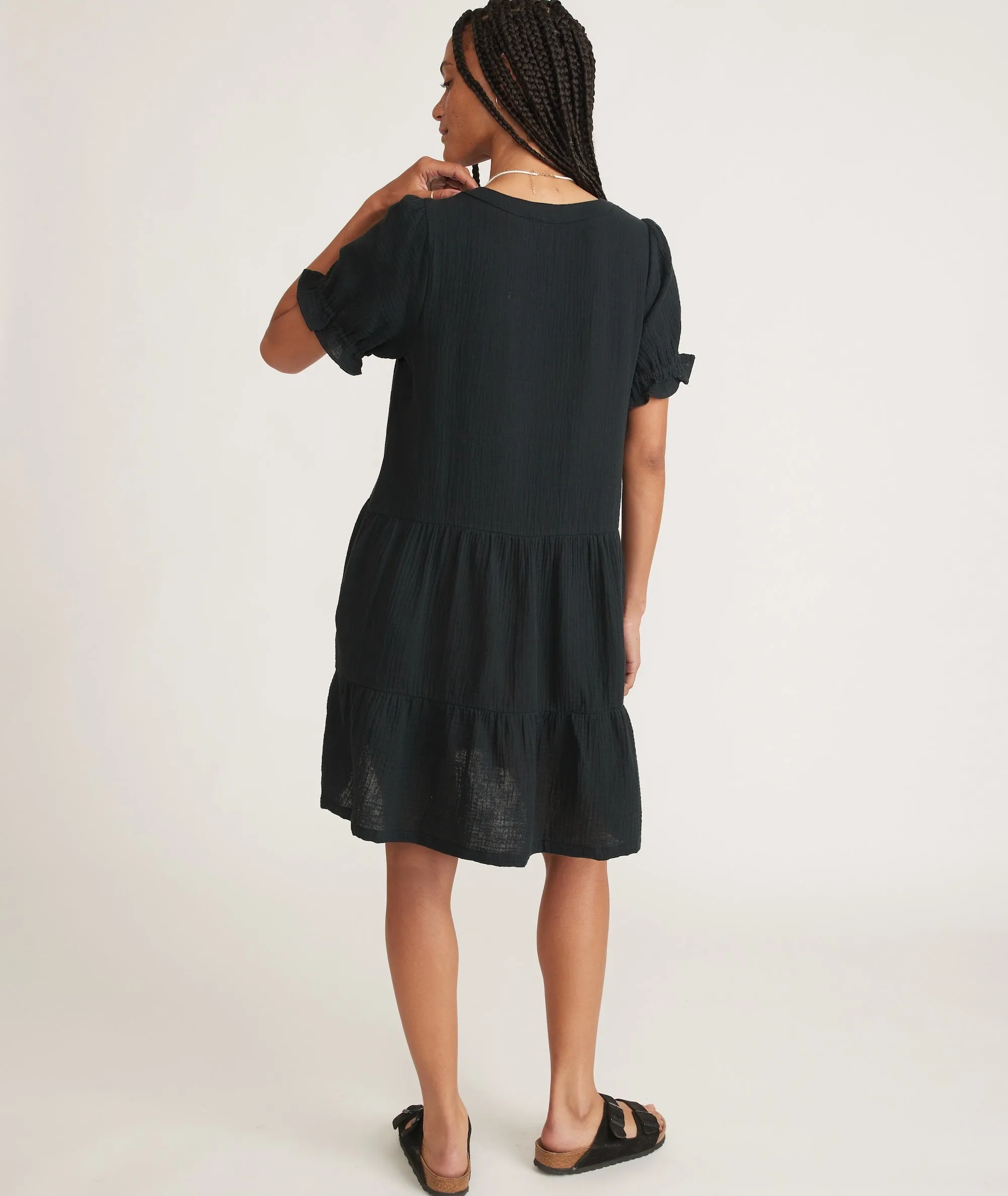 Jamie Mini Dress in Black sold by Marine Layer product image thumbnail 5