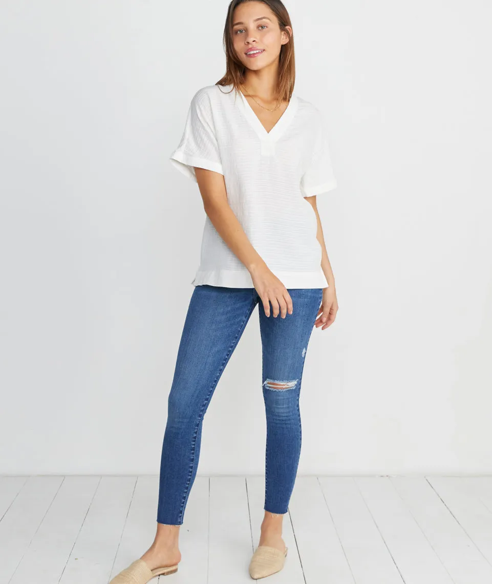 Bali Tunic in Shadow Stripe sold by Marine Layer product image thumbnail 2