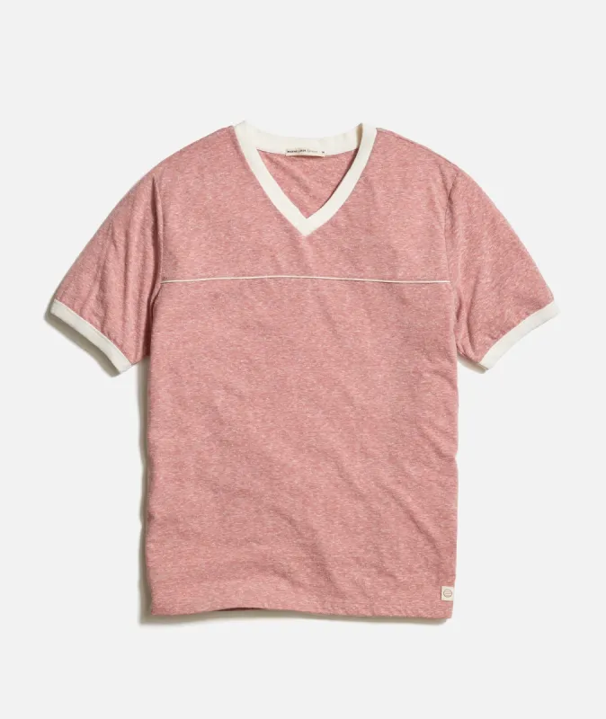Varsity V-Neck Tee sold by Marine Layer