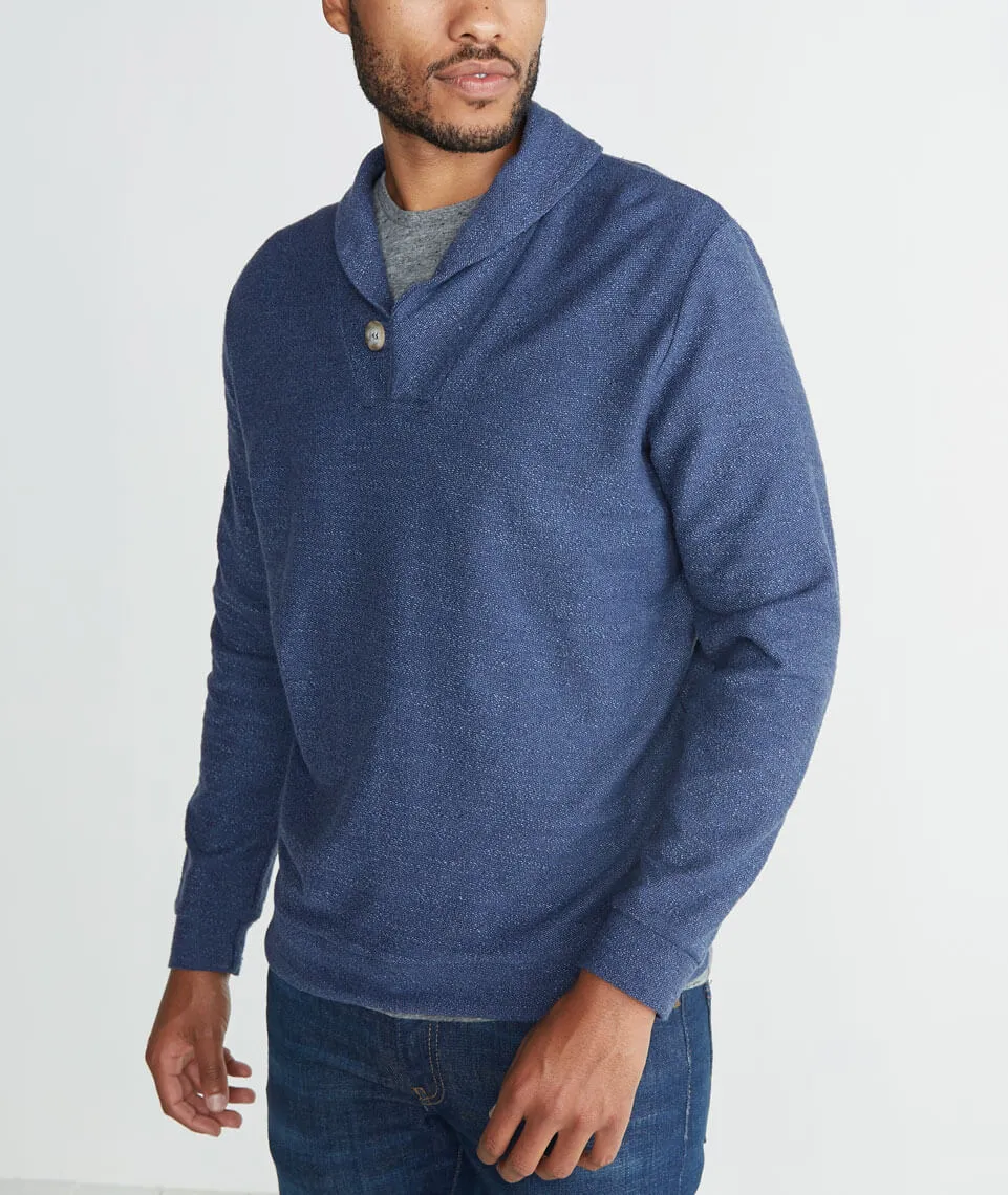 Davis Shawlneck in Deep Denim sold by Marine Layer product image thumbnail 2