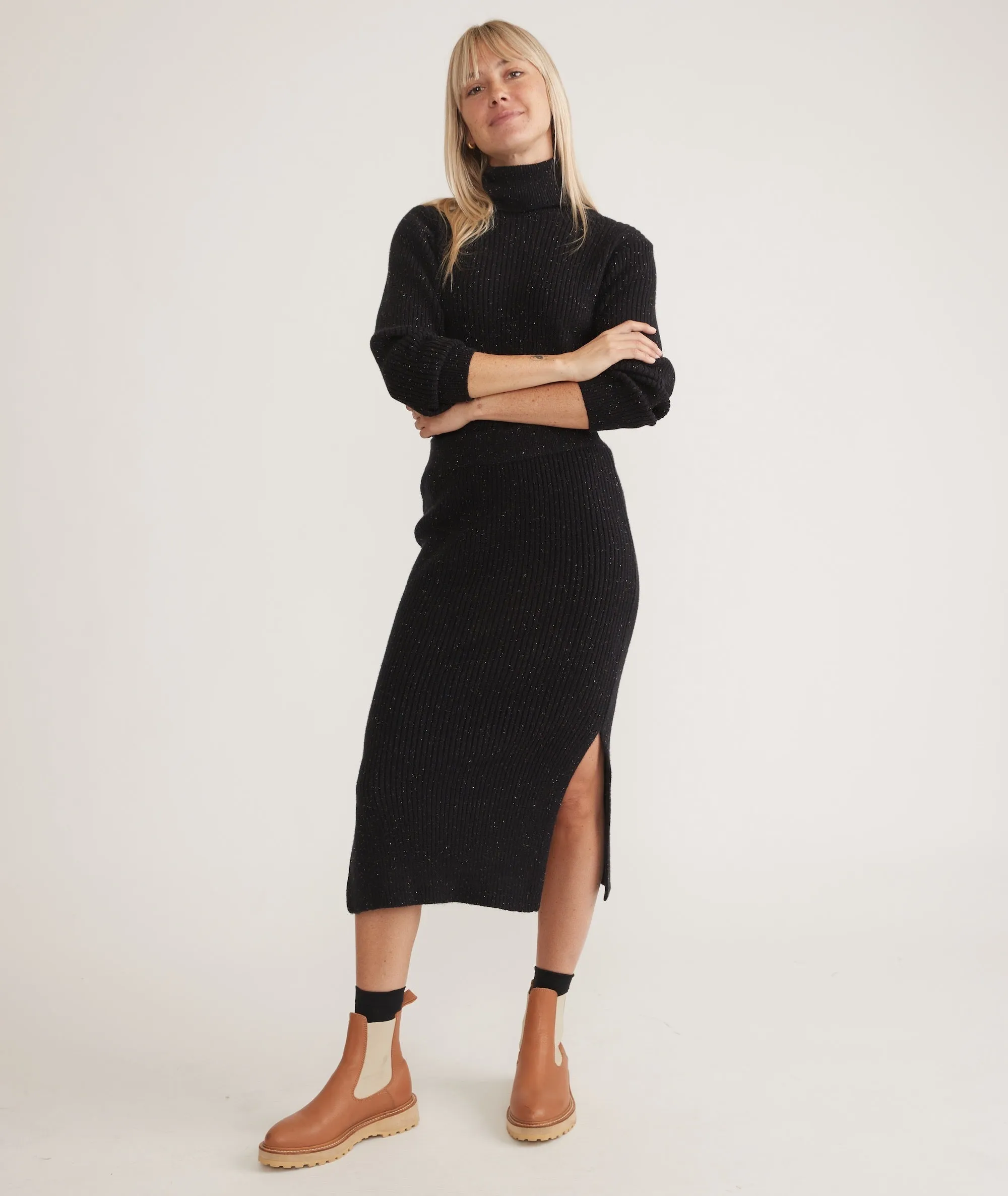 Isla Sweater Skirt sold by Marine Layer