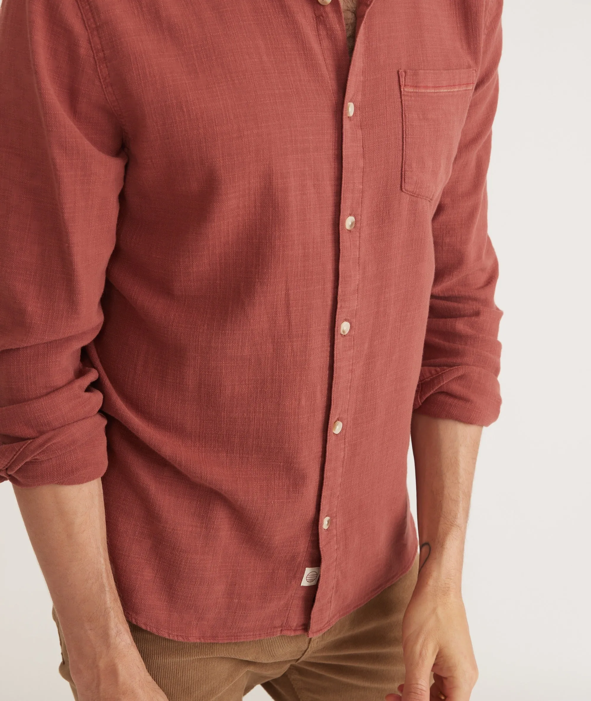 Stretch Selvage Long Sleeve Shirt sold by Marine Layer product image thumbnail 3