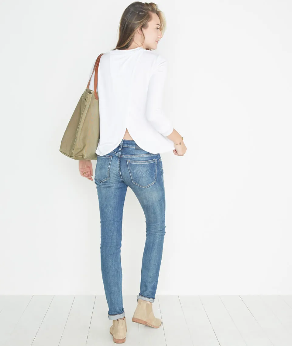 Tinley Tulip Back in White sold by Marine Layer product image thumbnail 3