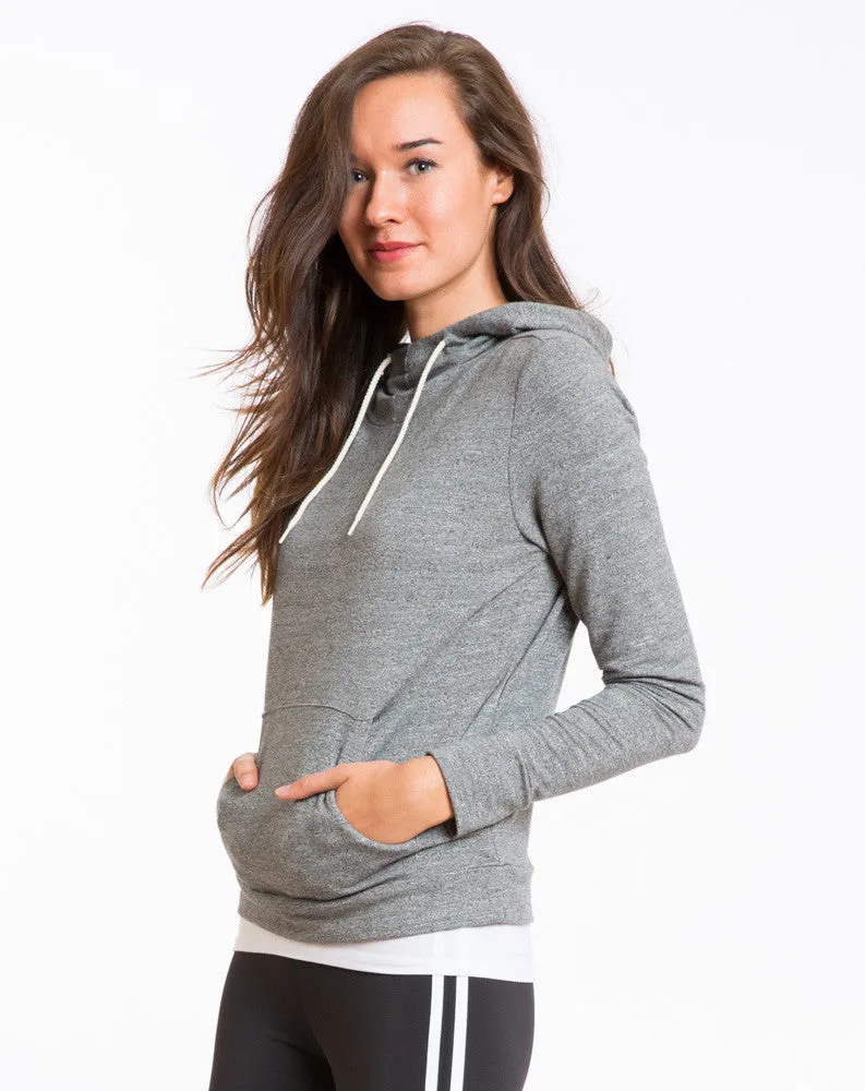 Mock Twist Cowl Neck Hoodie - Heather Grey sold by Marine Layer product image thumbnail 2