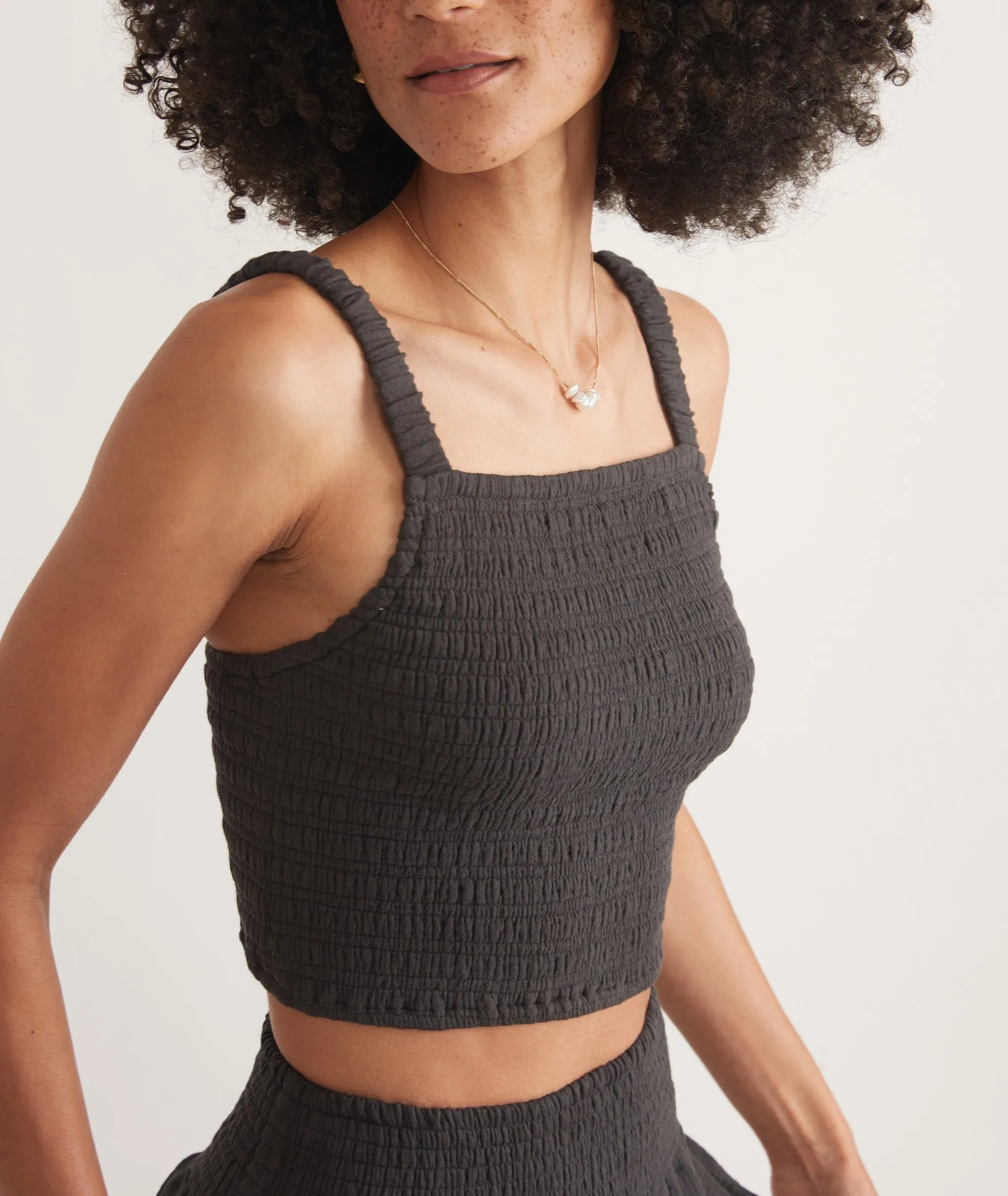 Lila Double Cloth Tank sold by Marine Layer product image thumbnail 2