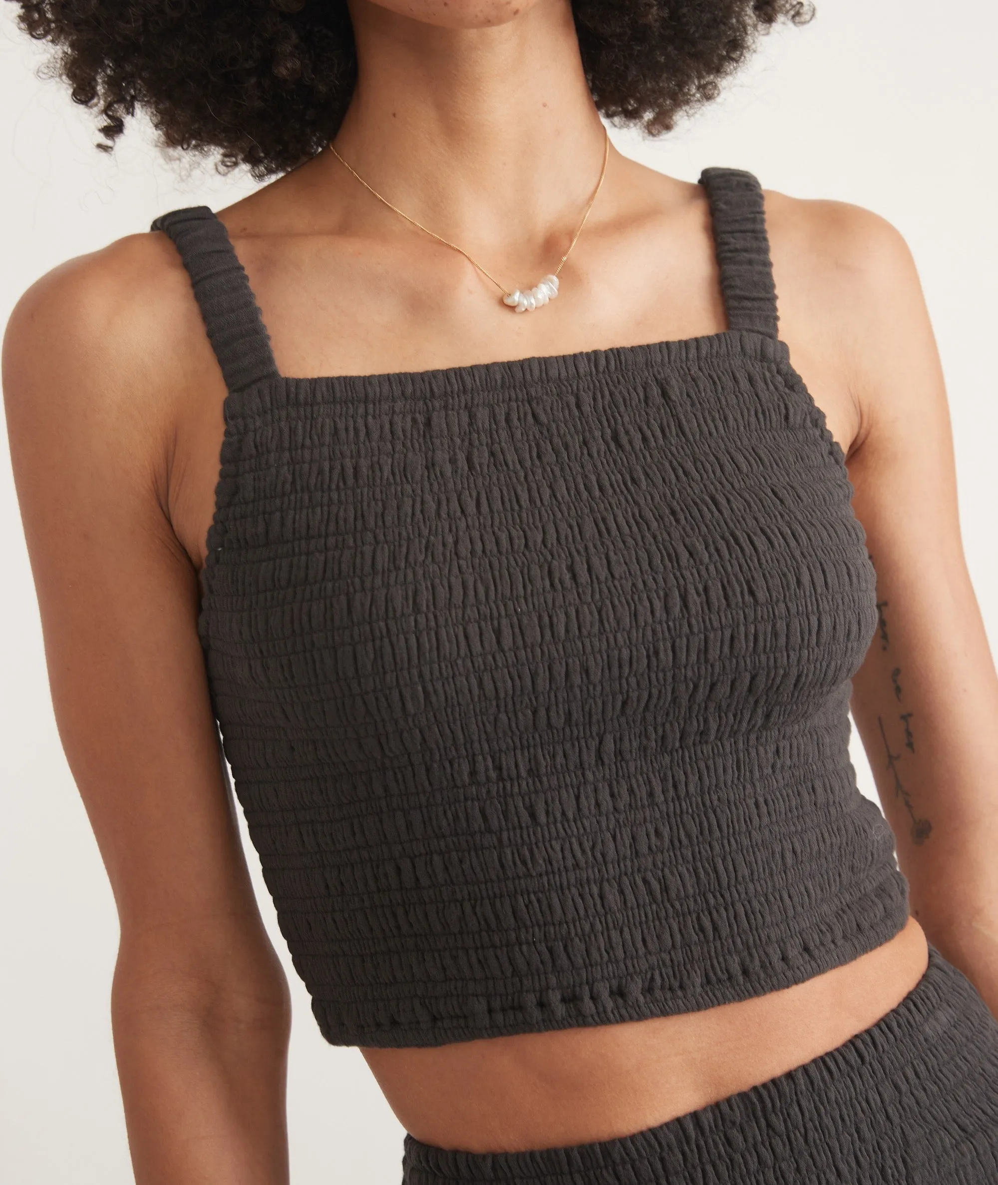 Lila Double Cloth Tank sold by Marine Layer product image thumbnail 3