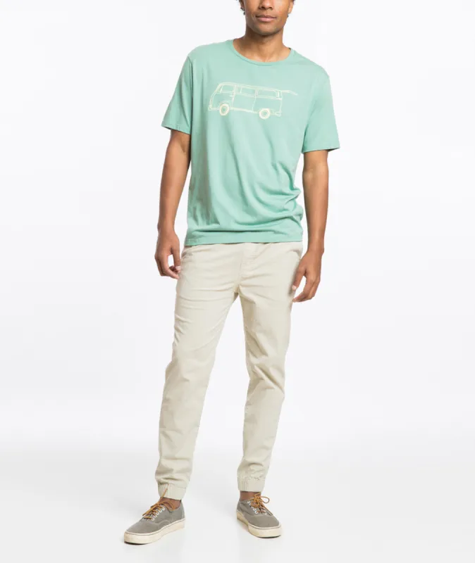 Colton Pant in Cement sold by Marine Layer