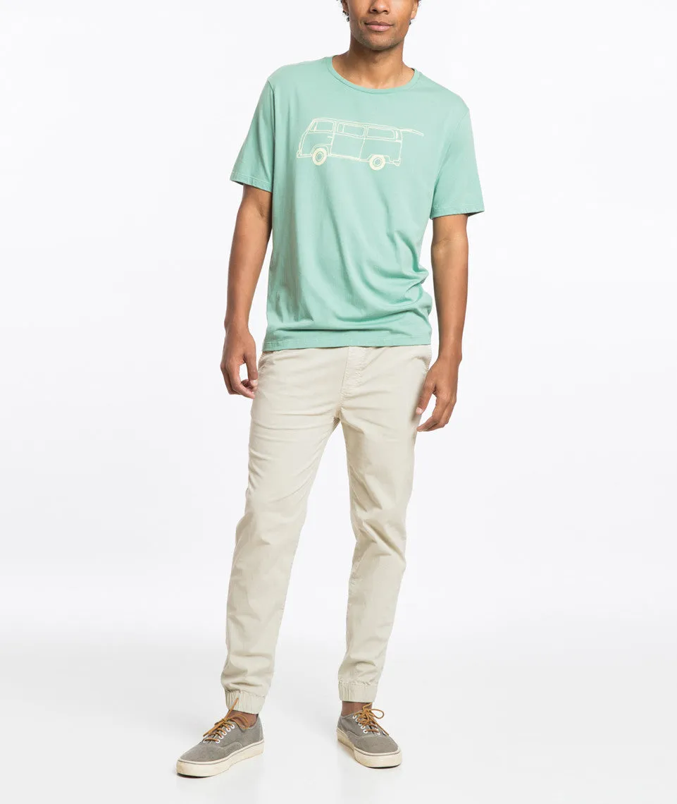 Colton Pant in Cement sold by Marine Layer