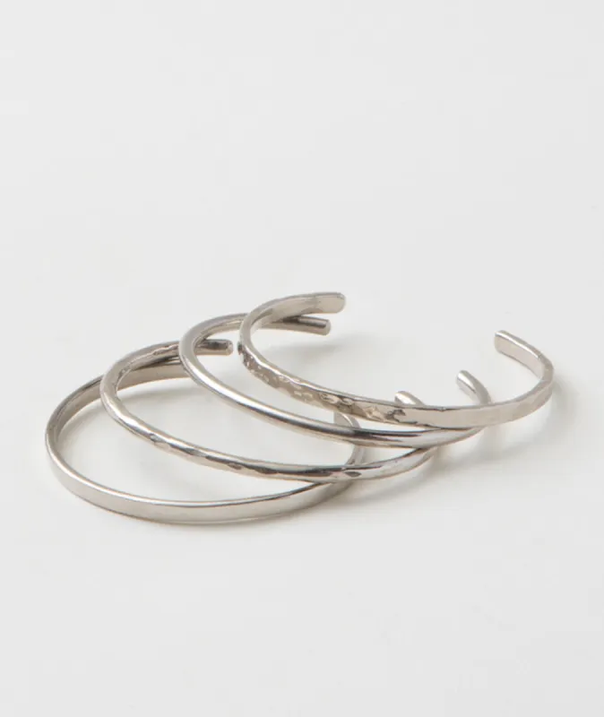 Soko Delicate Bangle Set in Silver sold by Marine Layer
