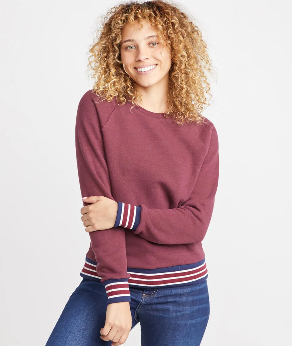 Jenny Crewneck Sweatshirt in Port Royal sold by Marine Layer product image thumbnail 5
