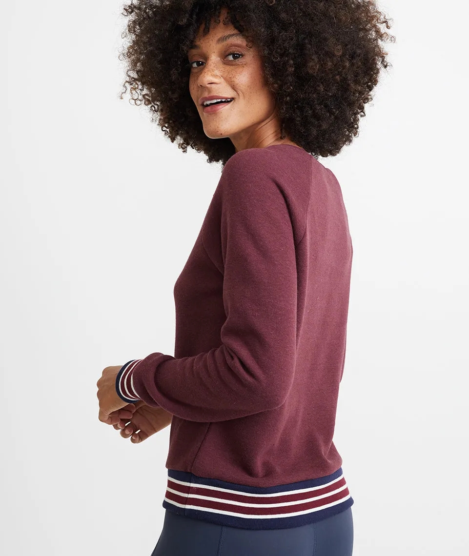 Jenny Crewneck Sweatshirt in Port Royal sold by Marine Layer product image thumbnail 4