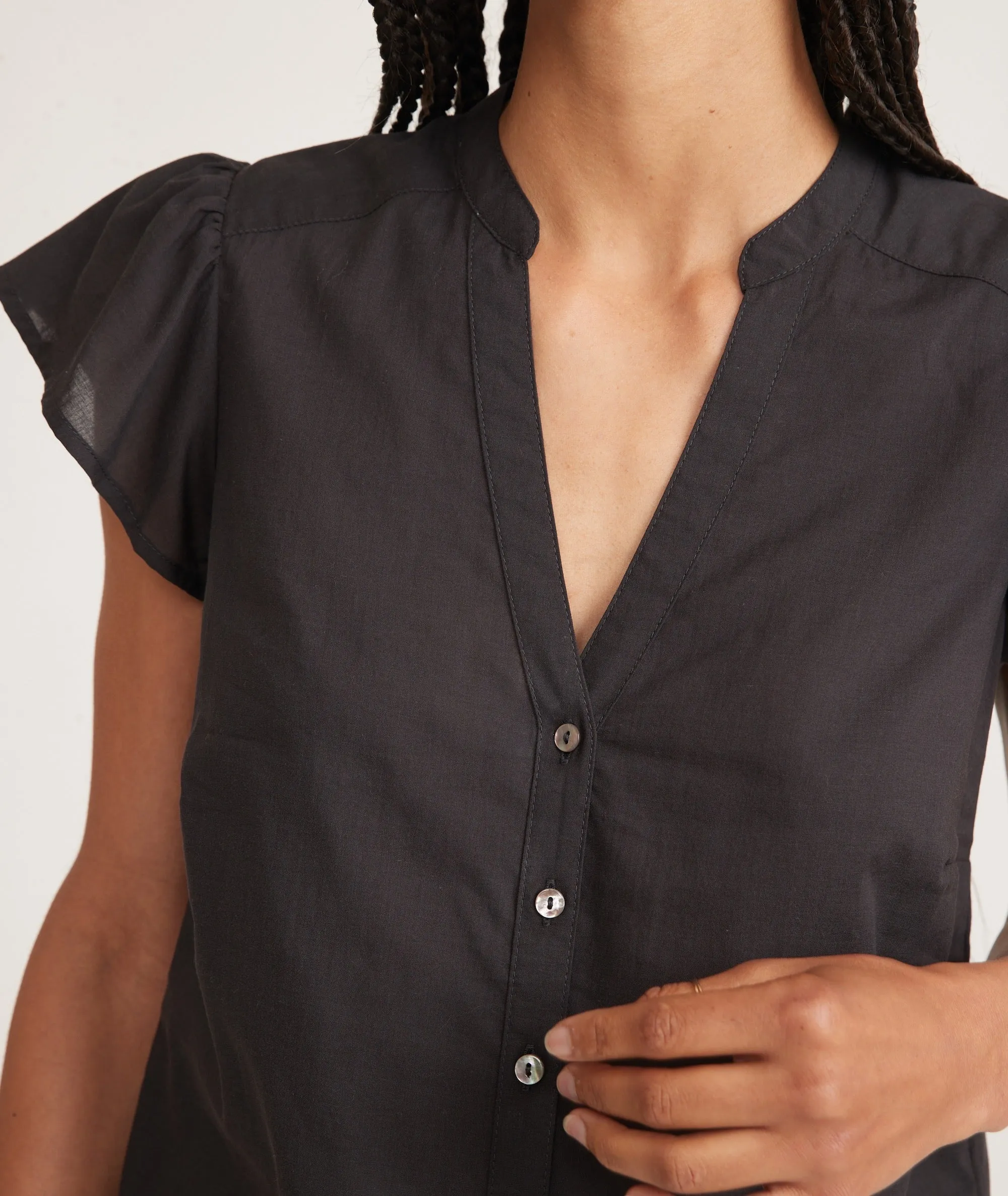 Esmé Flutter Sleeve Top sold by Marine Layer product image thumbnail 2