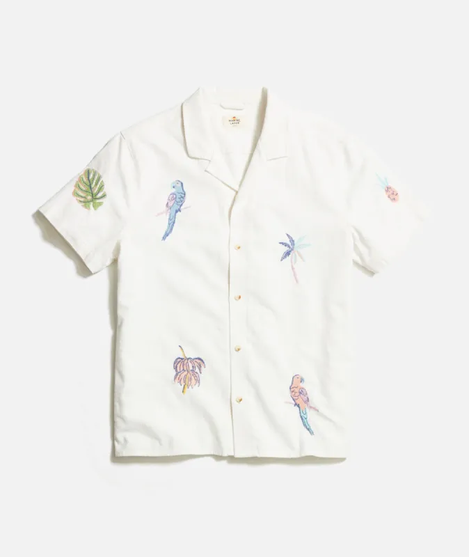 Stretch Selvage Embroidered Resort Shirt sold by Marine Layer