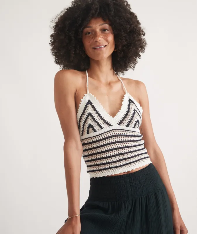 Archive Mia Crochet Tank sold by Marine Layer